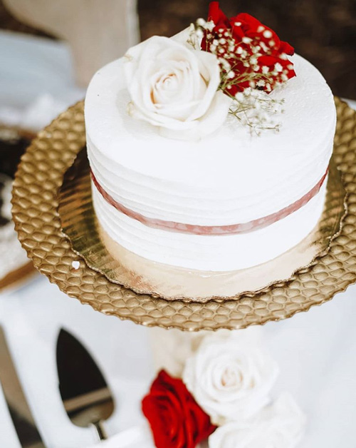 zero waste wedding cake